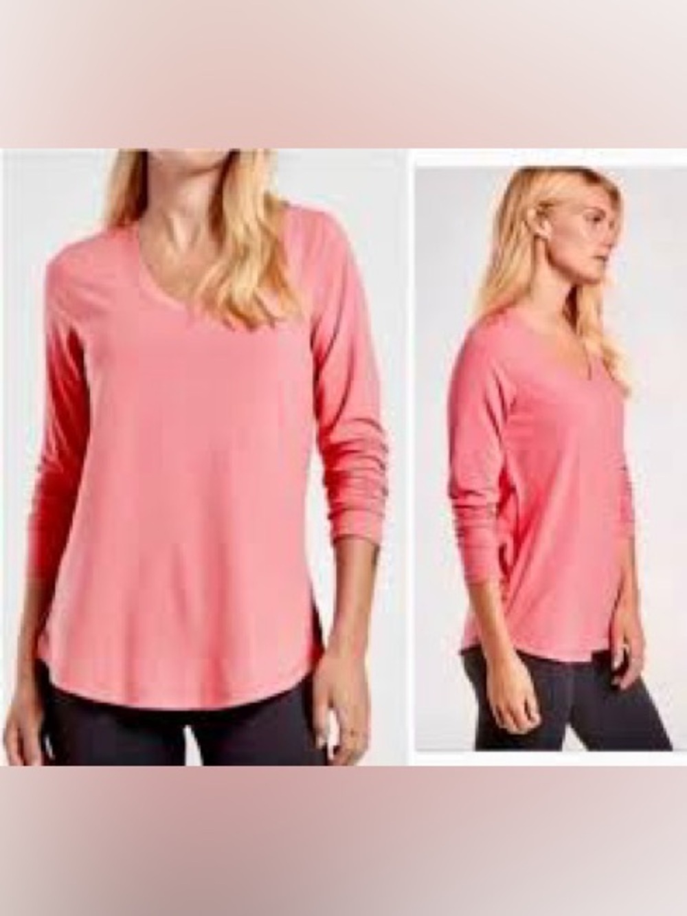 Athleta women’s v-neck casual every day top